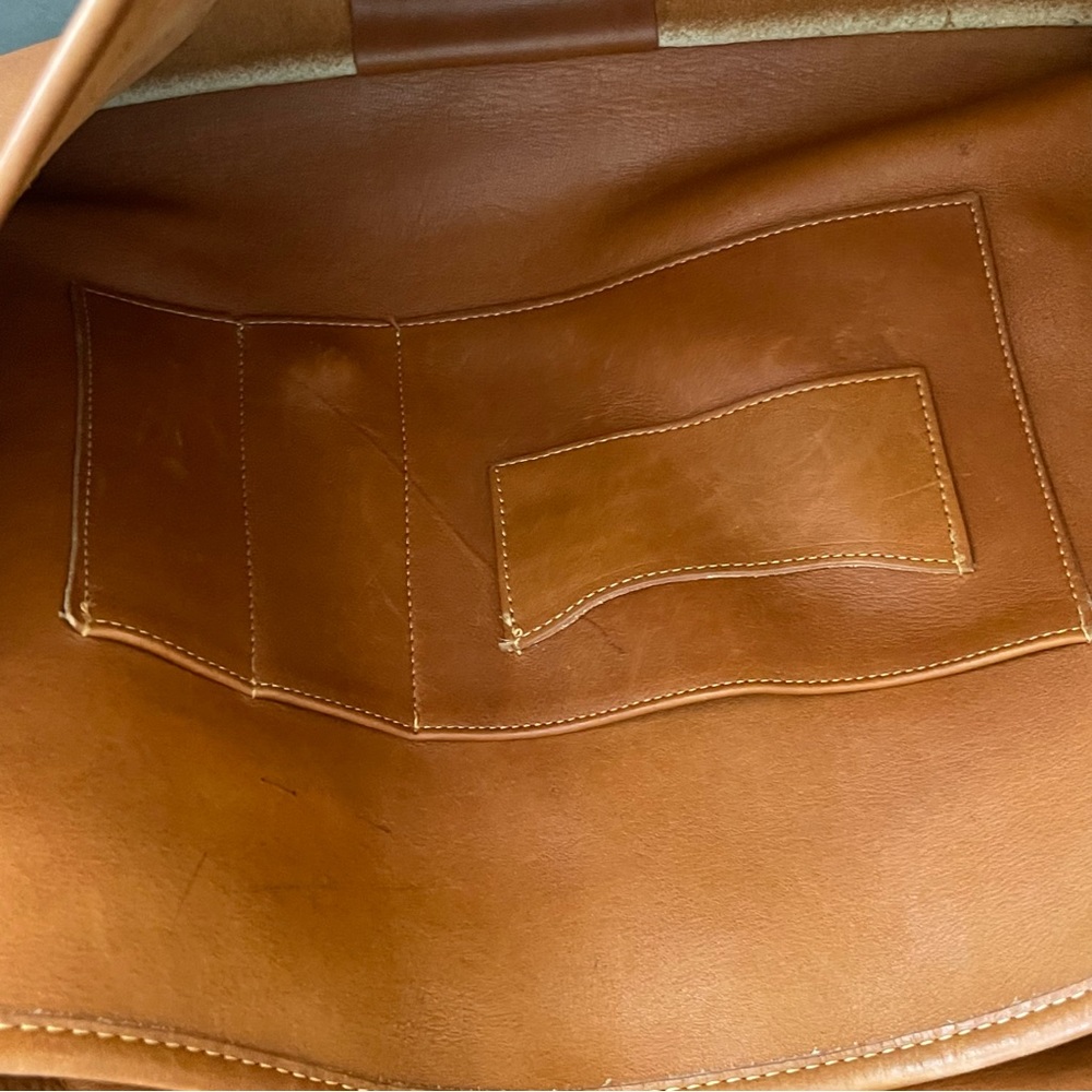 Coach Vintage Morgan Briefcase British Tan Touch-lock Clos… - Picture 13 of 16